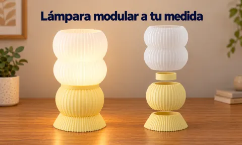 Lámpara Modularia: armala a tu gusto